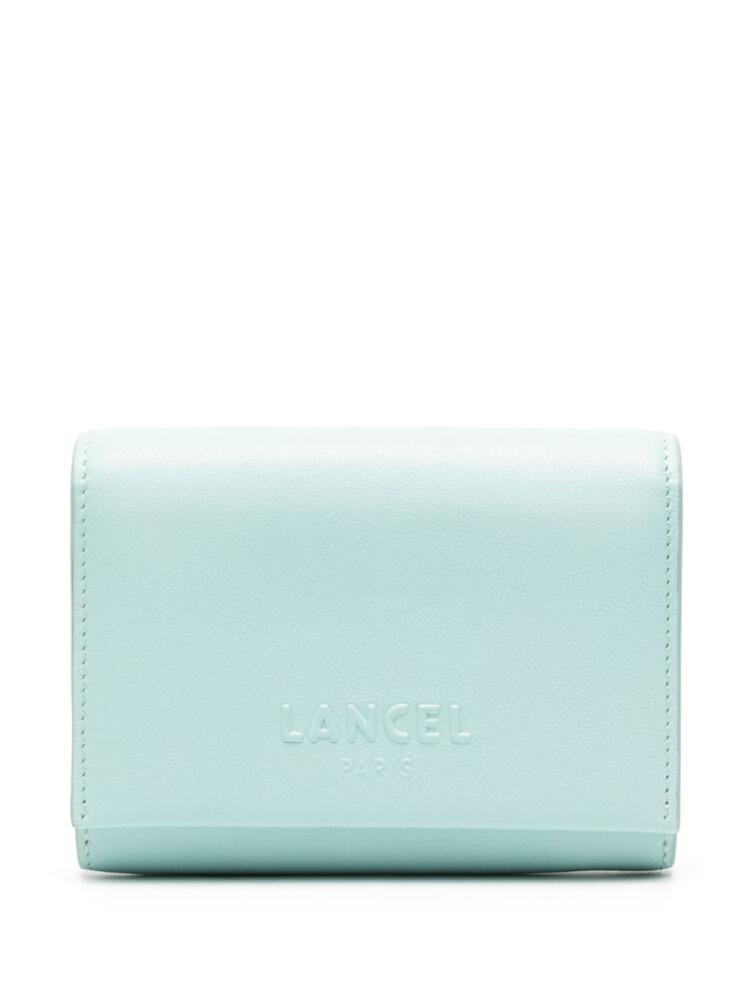 Lancel Billie leather flap wallet - Blue Cover