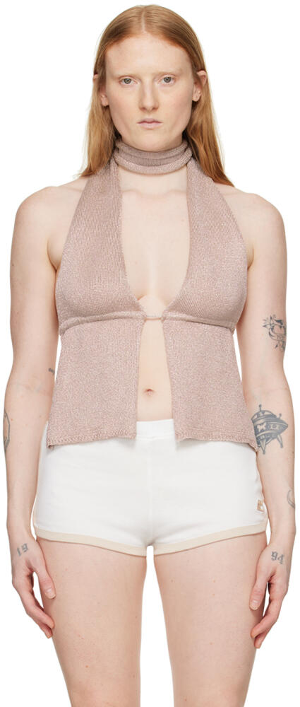 Gimaguas Beige Brillo Tank Top Cover