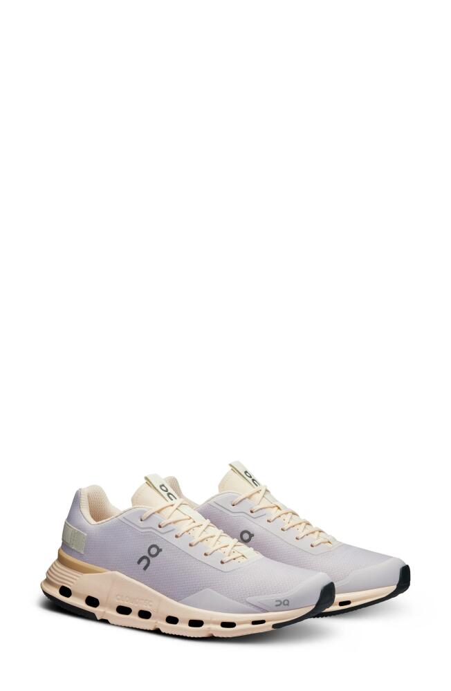 On Cloudnova Form Sneaker in Lavender/Fawn Cover