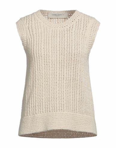 Golden Goose Woman Sweater Cream Cotton, Polyamide Cover