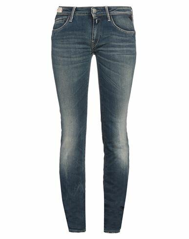 Replay Woman Jeans Blue Cotton, Polyester Cover