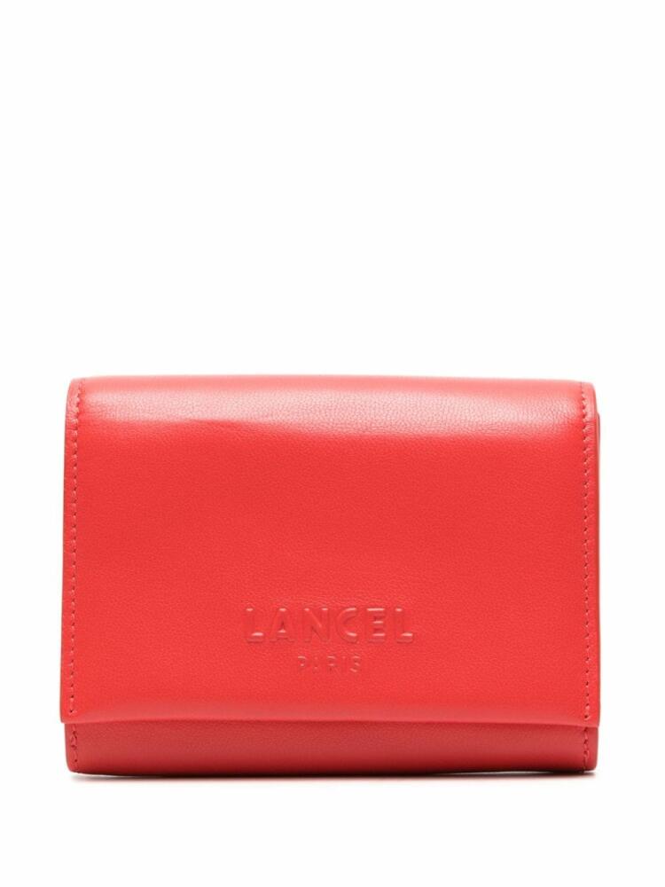 Lancel Billie leather flap wallet - Red Cover