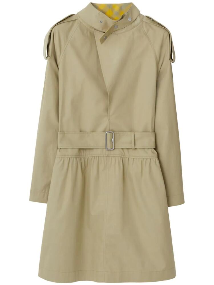 Burberry Gabardine trench dress - Neutrals Cover