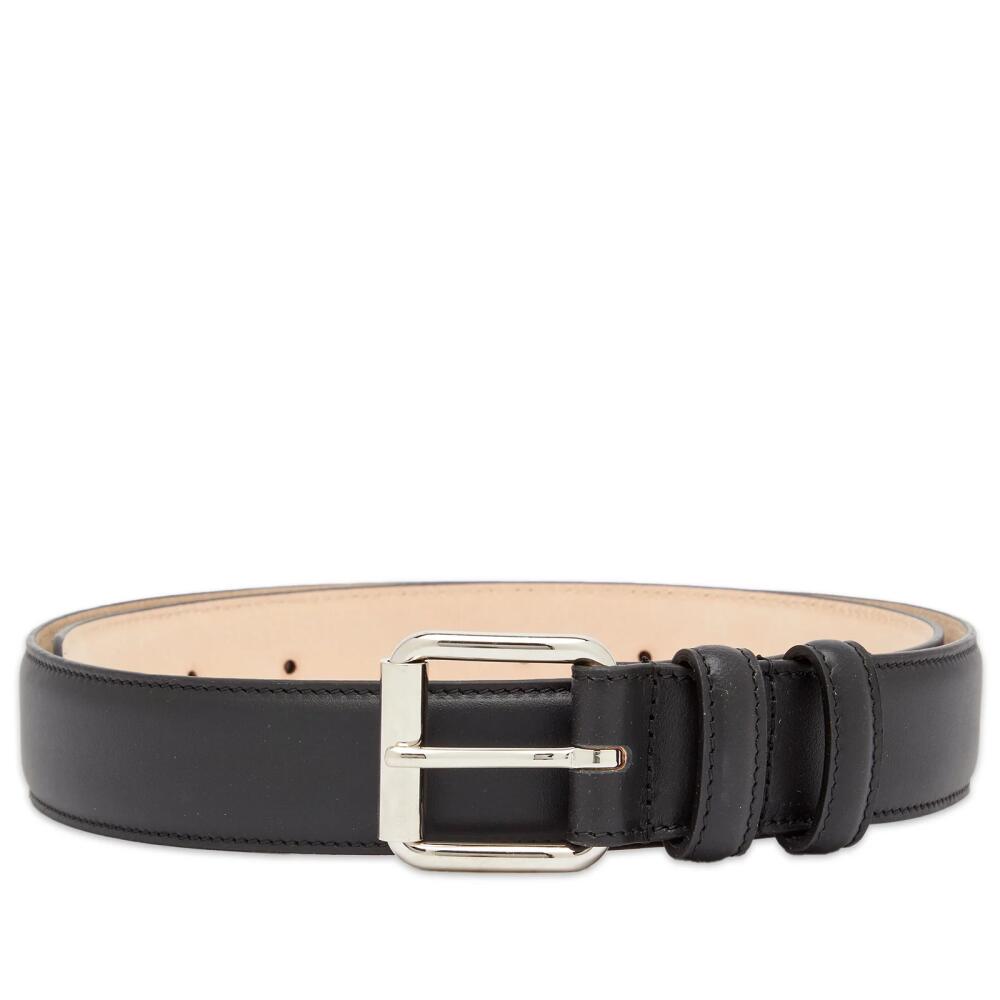 A.P.C. Men's Classic Paris Belt in Black Cover