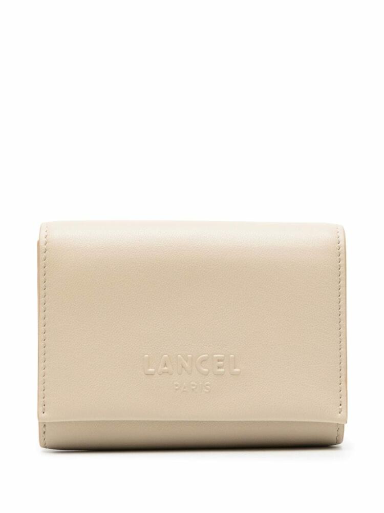 Lancel Billie leather flap wallet - Neutrals Cover