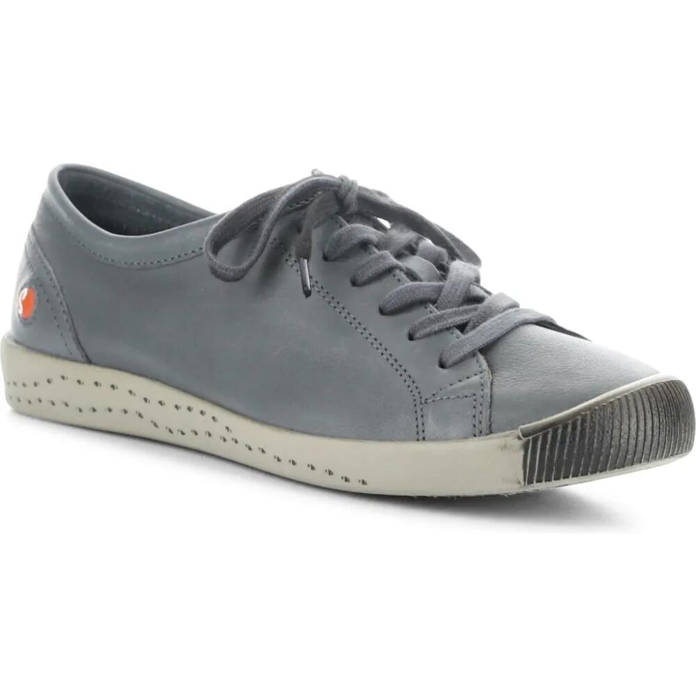 Softinos by Fly London Isla Sneaker in 643 Grey Washed Leather Cover