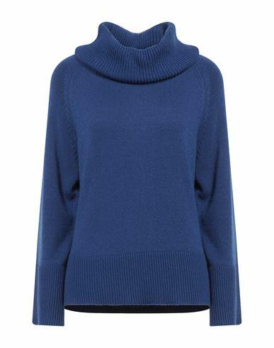 Bellwood Woman Turtleneck Navy blue Polyamide, Wool, Viscose, Cashmere Cover