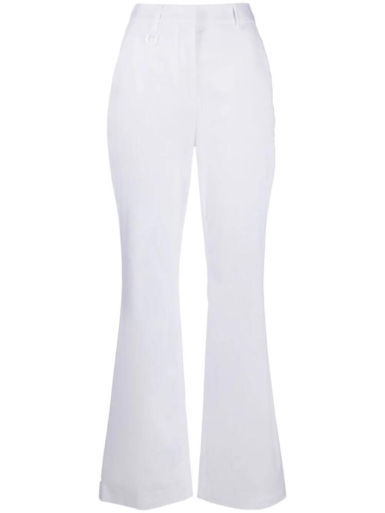 Vivetta high-waisted flared-leg trousers - White Cover