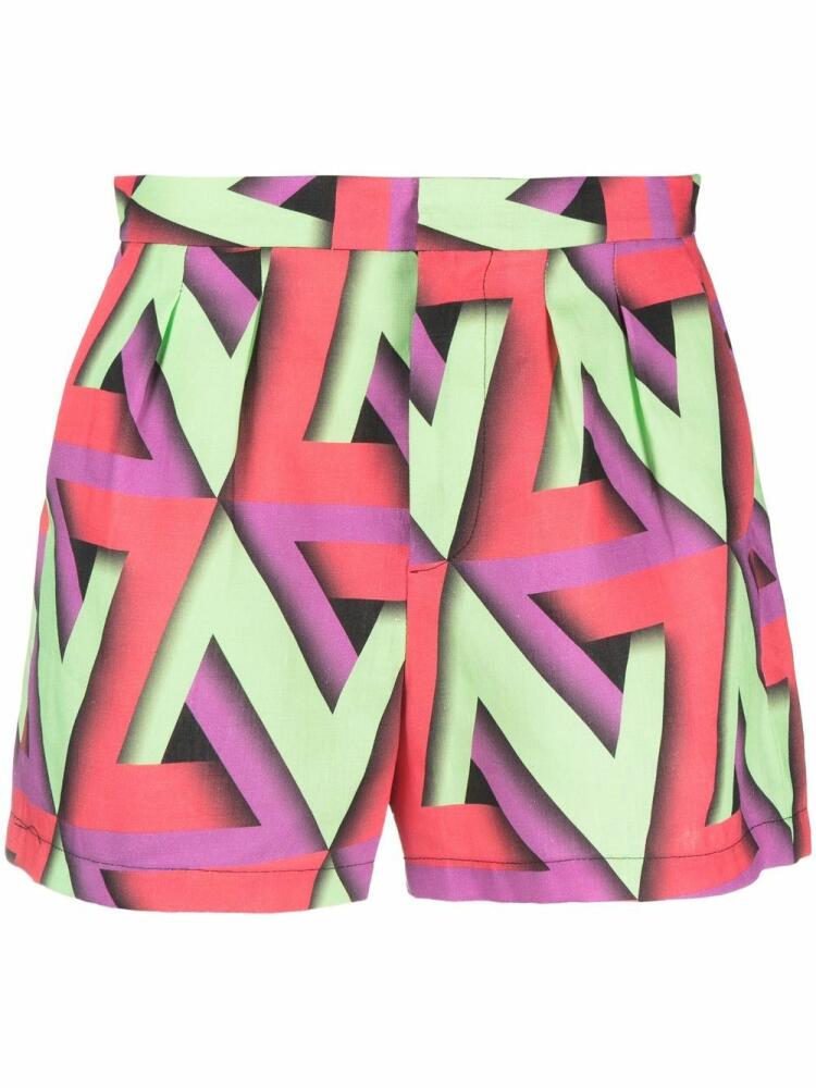 Rachel Comey abstract-print shorts - Green Cover