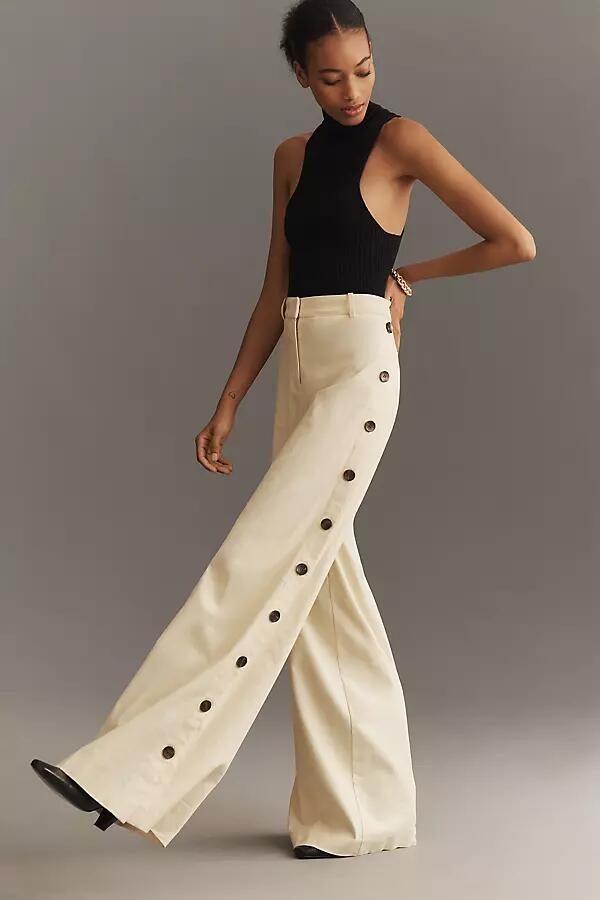 Derek Lam 10 Crosby Carter Wide-Leg Trousers Pants Cover