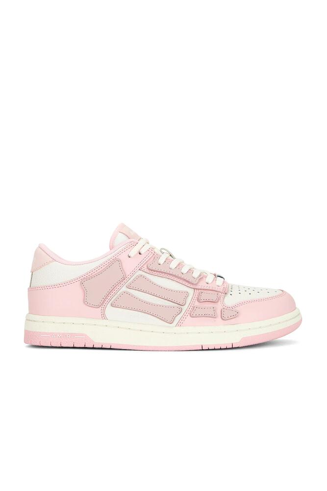 Amiri Skeltop Low Sneaker in Pink Cover