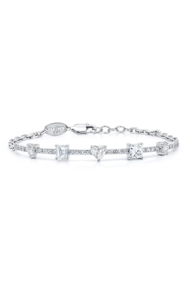 Mindi Mond Fancy Cut Diamond Bracelet in 18K Wg Cover