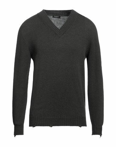 Arovescio Man Sweater Military green Wool, Cashmere Cover