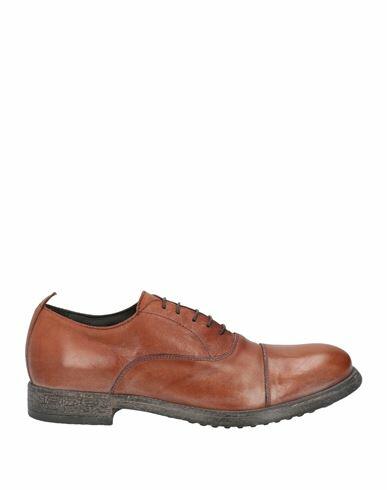 Moma Man Lace-up shoes Tan Calfskin Cover