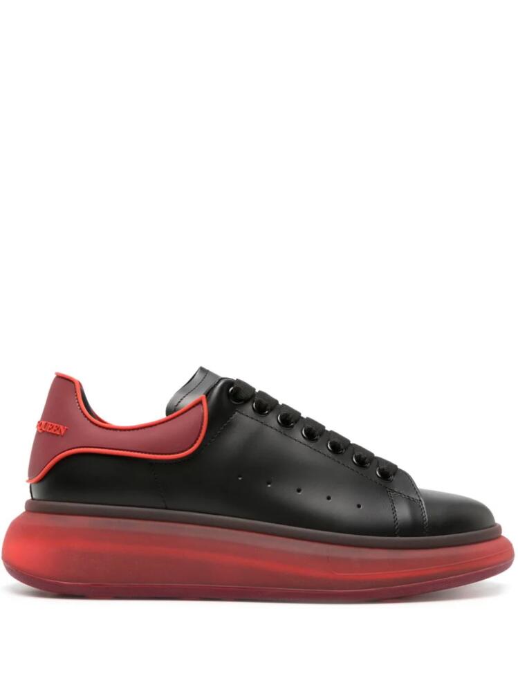 Alexander McQueen chunky lace-up leather sneakers - Black Cover