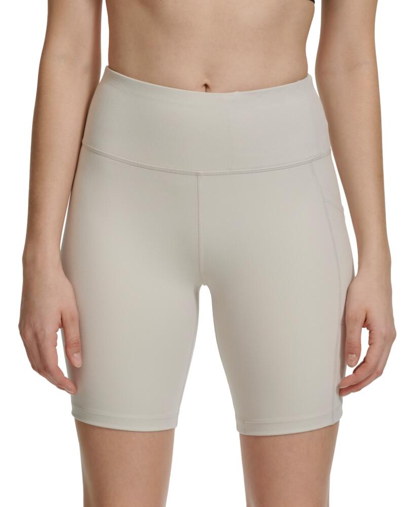 Calvin Klein Performance Women's Mid-Rise Bike Shorts - Porcini Cover