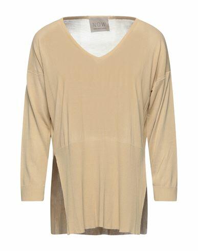 N. o.w. Andrea Rosati Cashmere Woman Sweater Sand Viscose Cover