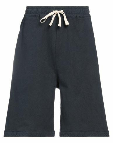 Jil Sander Man Shorts & Bermuda Shorts Navy blue Cotton, Polyamide Cover