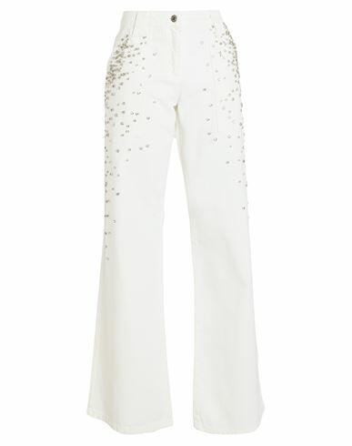 Max & co. Quai Woman Pants White Cotton Cover