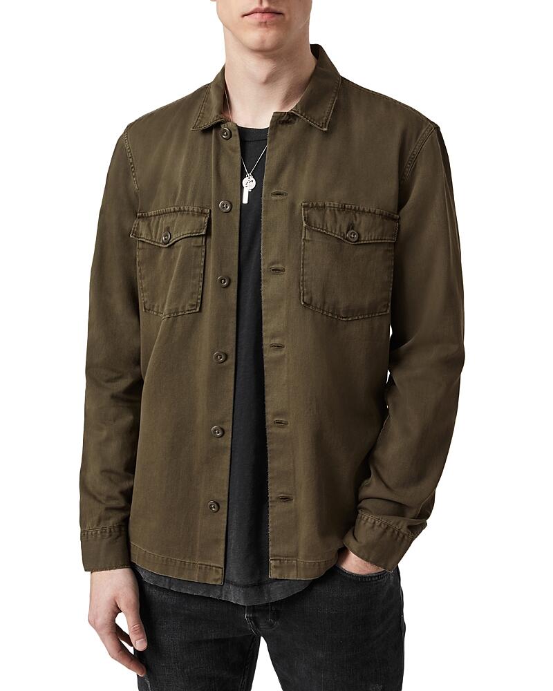 Allsaints Spotter Cotton Camp Shirt Cover