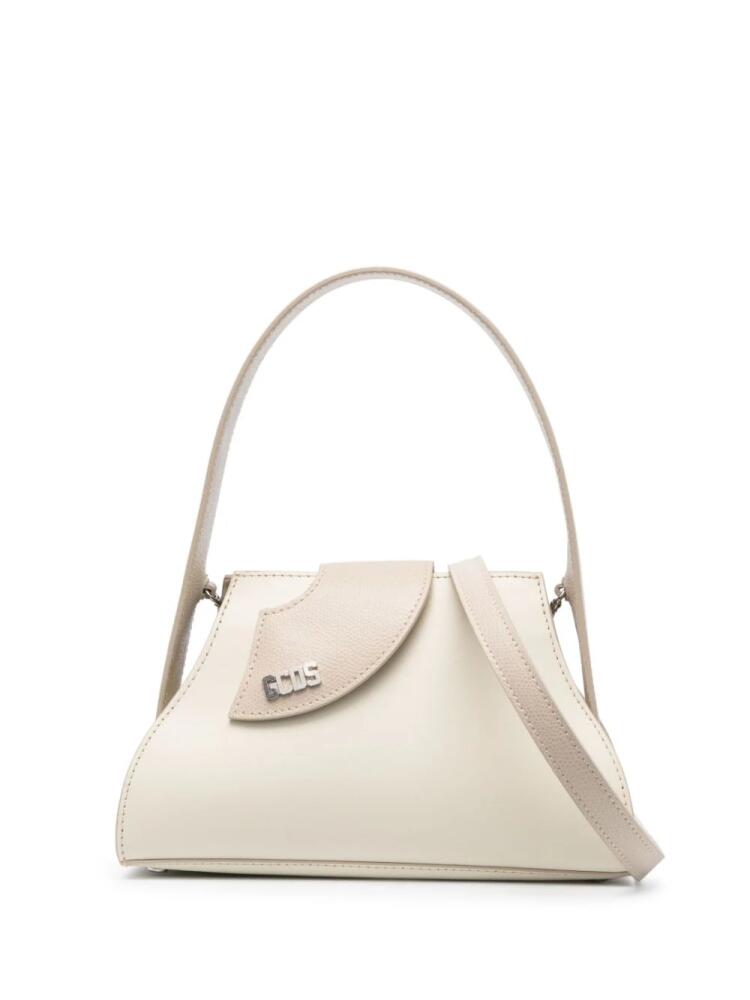 GCDS small Comma shoulder bag - White Cover