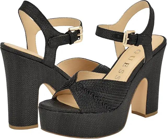 GUESS Saylin (Black) Women's Sandals Cover