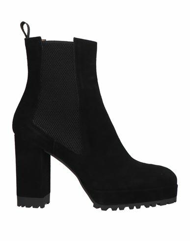 Roberto Festa Woman Ankle boots Black Leather Cover