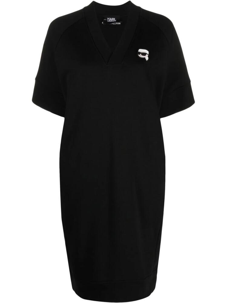 Karl Lagerfeld Ikonik 2.0 sweatshirt dress - Black Cover