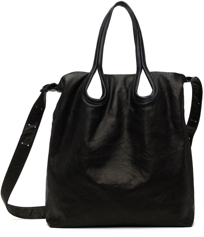 YOHJI YAMAMOTO Black Shoulder Tote Cover