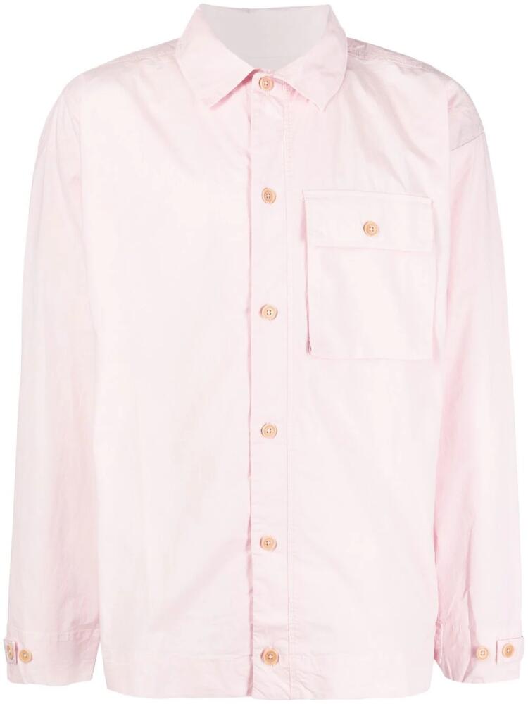 Henrik Vibskov Reflection patch-detail shirt - Pink Cover