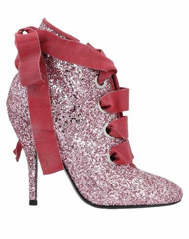 Ermanno Scervino Woman Ankle boots Pink Soft Leather Cover