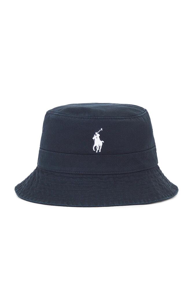 Polo Ralph Lauren Bucket Hat in Black Cover