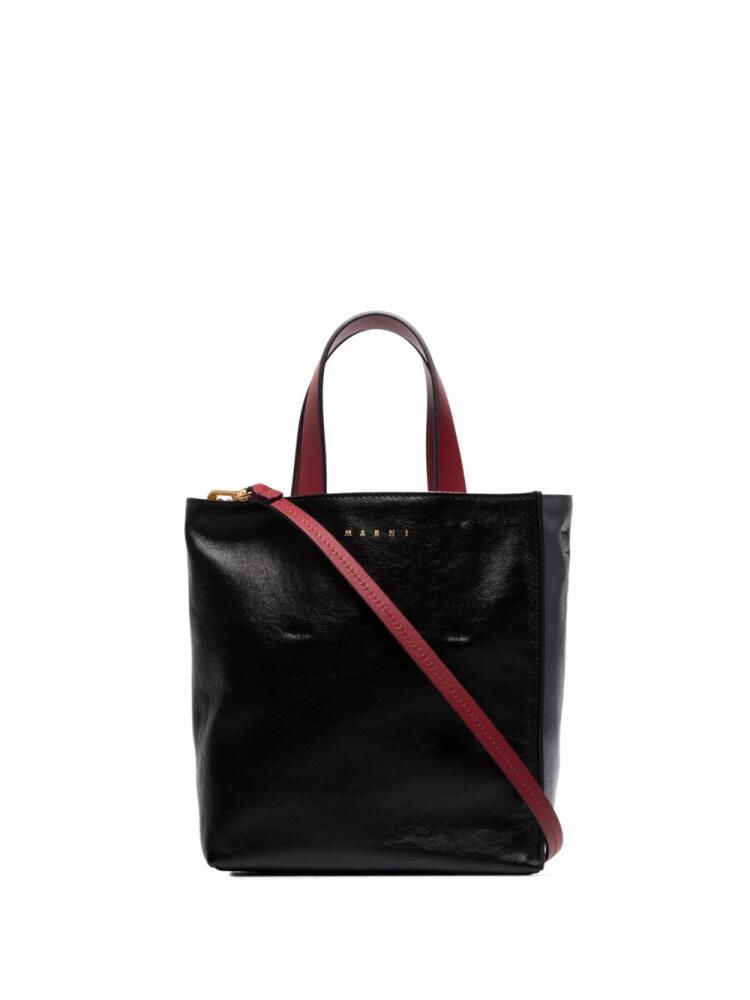 Marni Museo leather tote bag - Black Cover