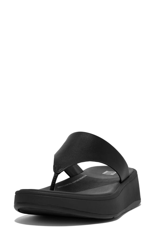 FitFlop F-Mode Platform Sandal in All Black Cover