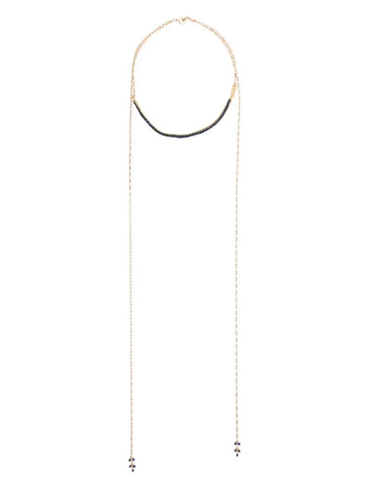 ISABEL MARANT draped anchor-chain necklace - Gold Cover