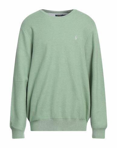 Polo Ralph Lauren Cotton Crewneck Sweater Man Sweater Light green Pima Cotton Cover