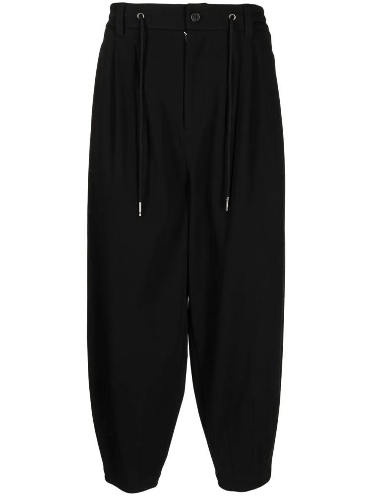 SONGZIO drop-crotch trousers - Black Cover