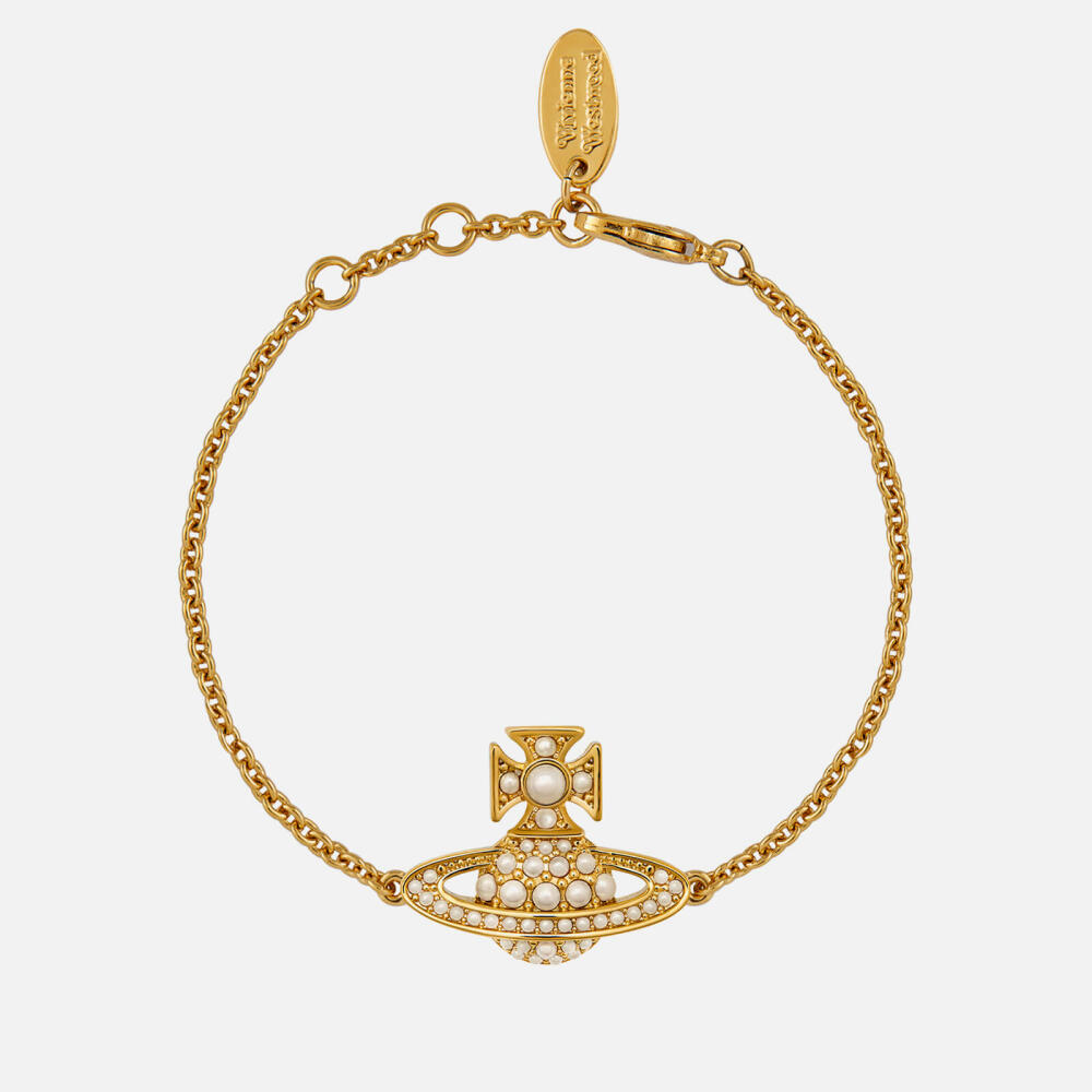 Vivienne Westwood Luzia Bas Relief Gold-Tone Bracelet Cover