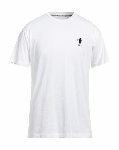 Bikkembergs Man T-shirt White Cotton, Elastane Cover