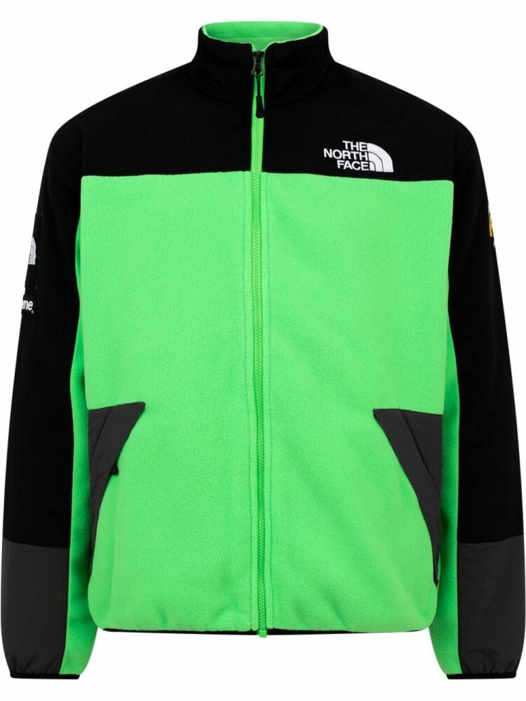 Supreme x The North Face RTG fleece jacket - Green Cover