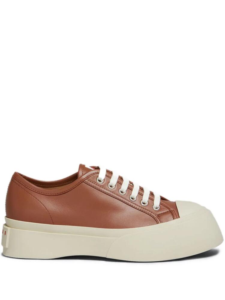 Marni Pablo leather sneakers - Brown Cover