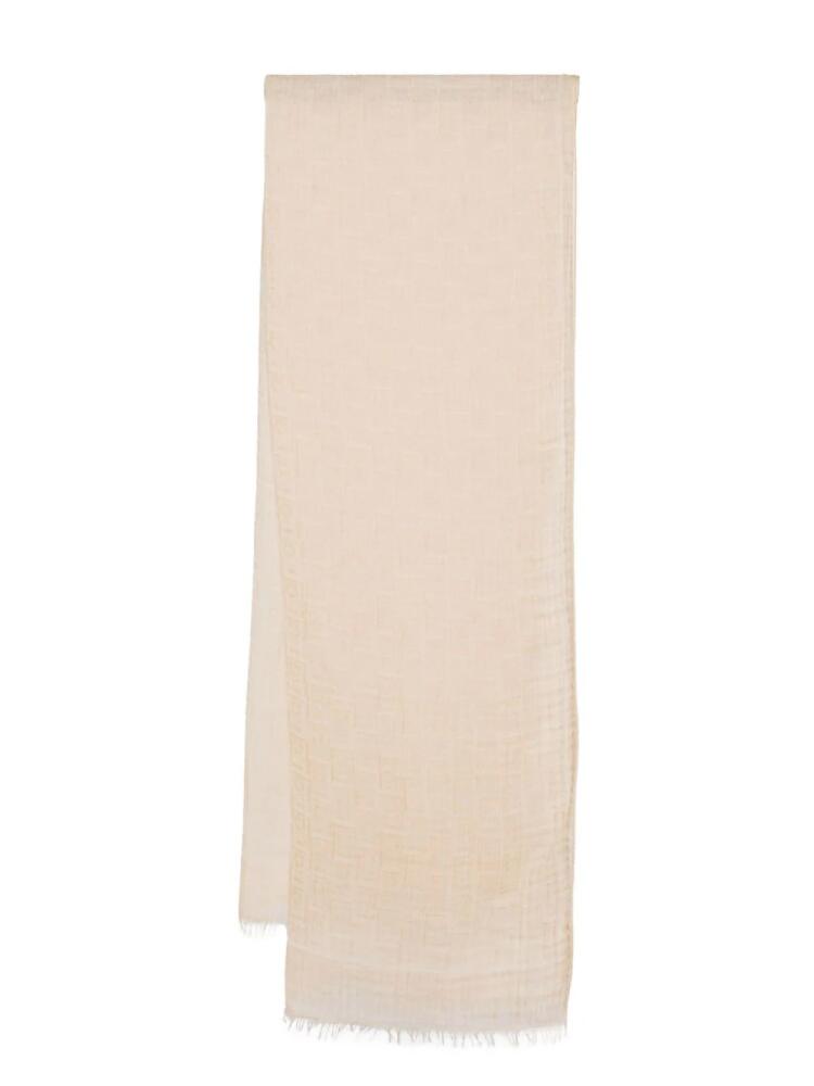 Ferragamo Gancini scarf - Neutrals Cover