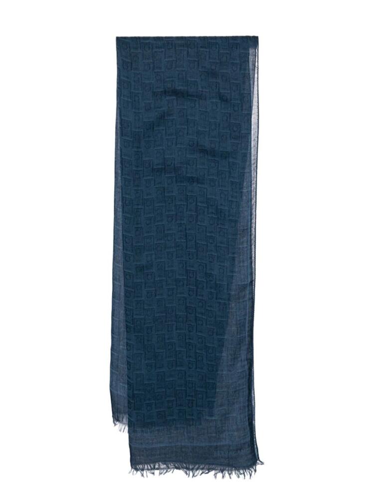 Ferragamo Gancini scarf - Blue Cover