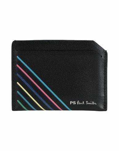 Ps Paul Smith Man Document holder Black Bovine leather Cover