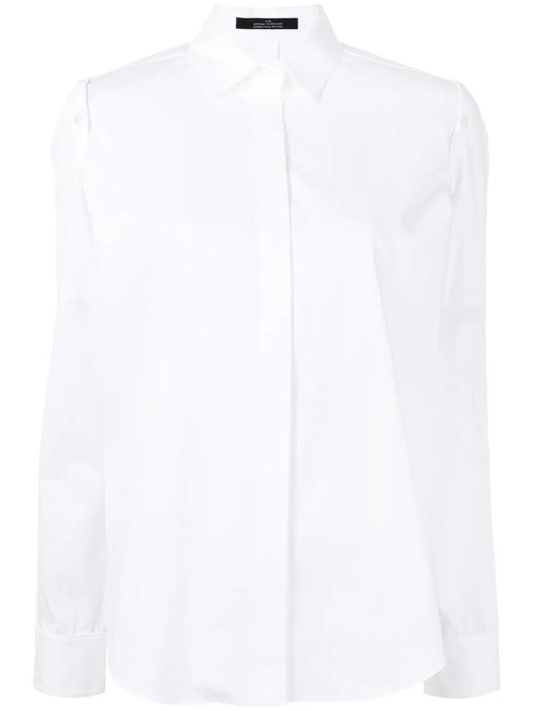 Rokh detachable sleeve shirt - White Cover