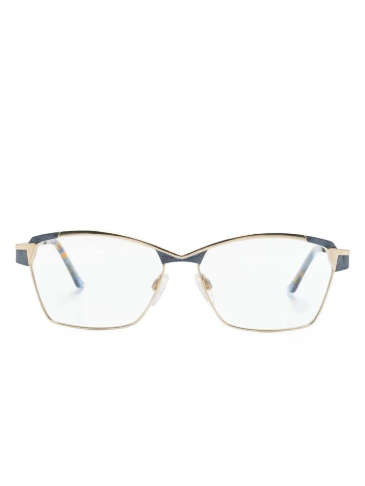 Cazal 4285 rectangle-frame glasses - Blue Cover