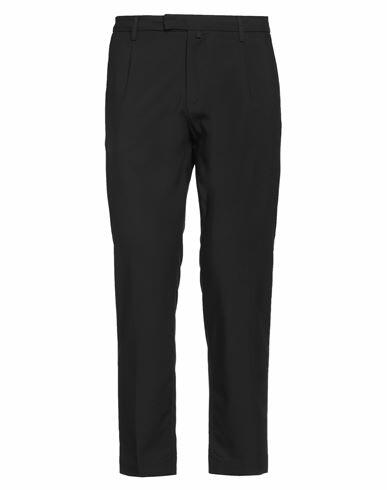 Officina 36 Man Pants Black Polyester, Viscose, Elastane Cover