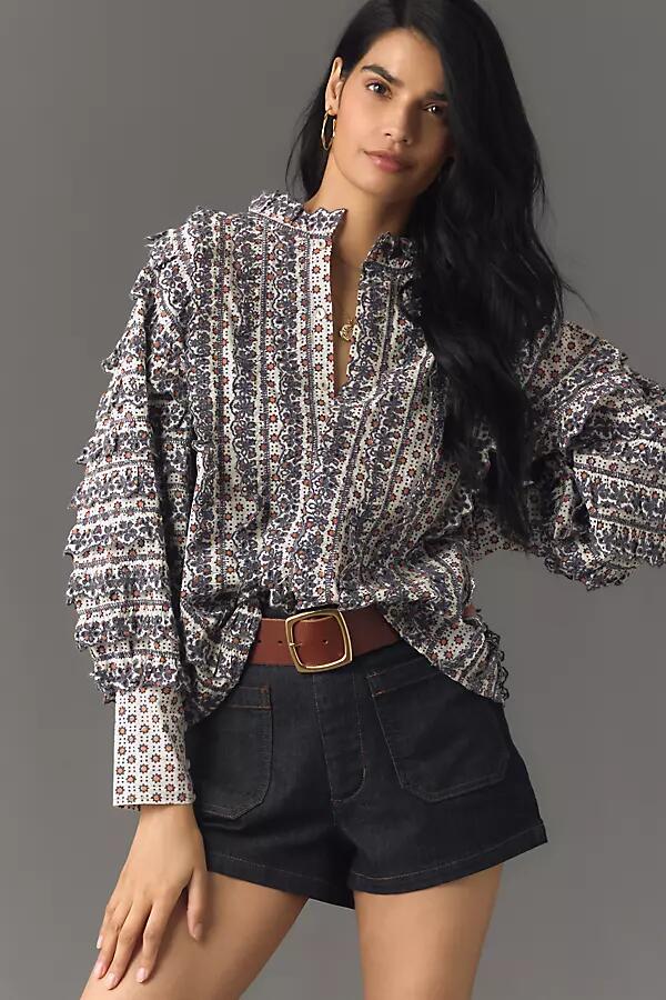 Mille Zadie Buttondown Top Cover