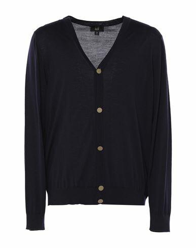 Dunhill Man Cardigan Midnight blue Wool Cover