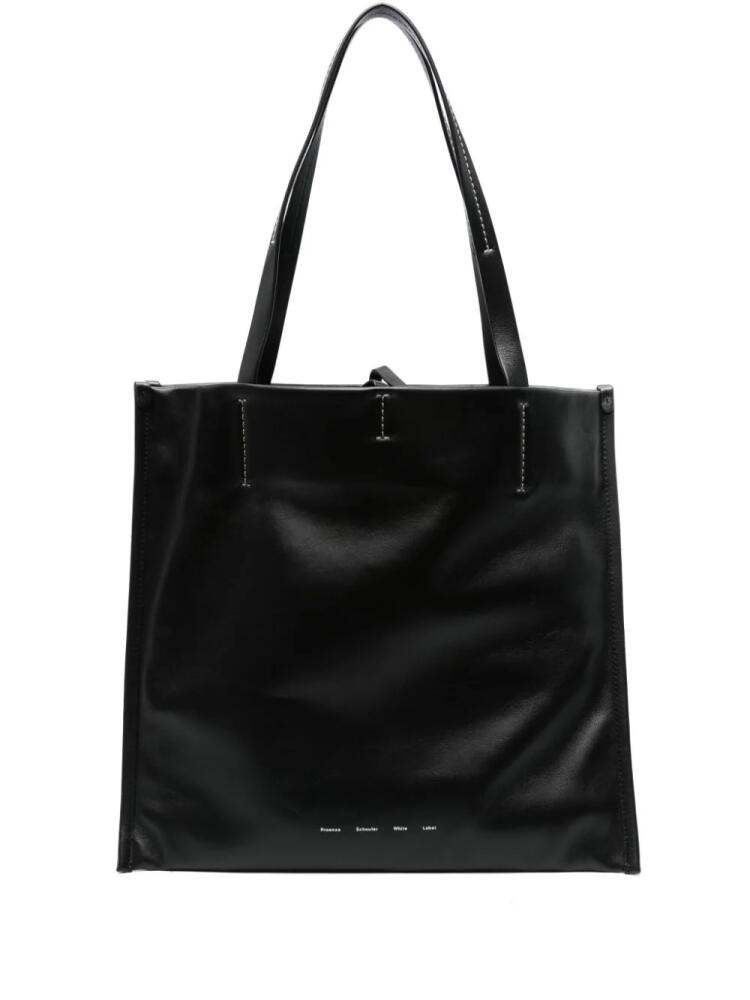 Proenza Schouler White Label Twin leather tote bag - Black Cover